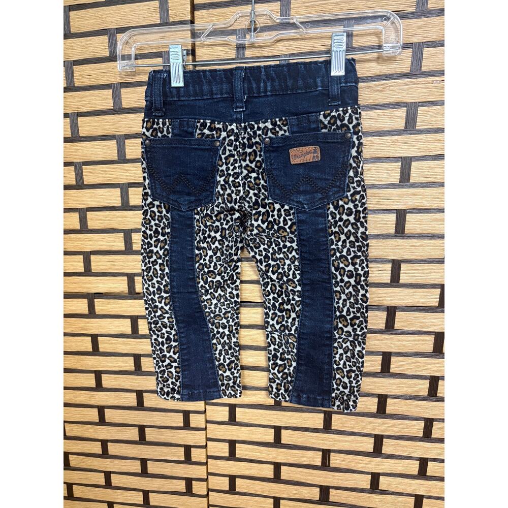 Wrangler Leopard Print Jeans Girls Size 18‎